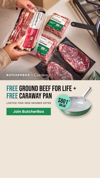 Free Caraway Pan and Ground Beef For LIFE!