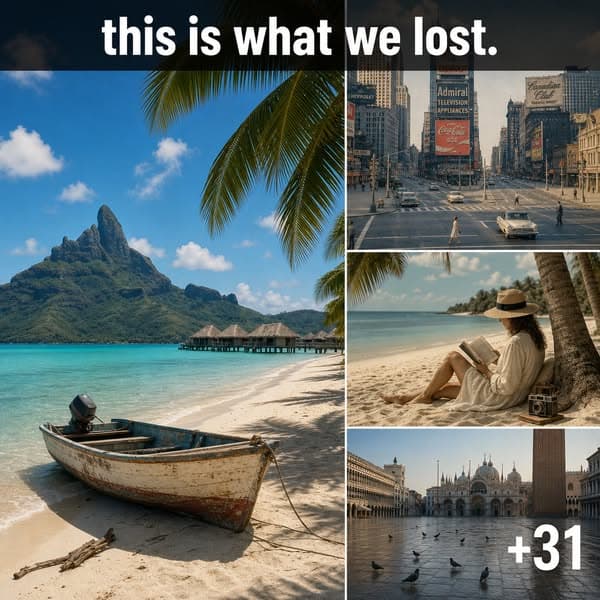 Photos Of Popular Vacation Spots Before They Became Crowded
