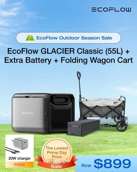 EcoFlow GLACIER 55L Bundle