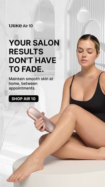 Say Goodbye to Hair - Shop Ulike Air10’s Fast & Painless Hair Removal Now!
