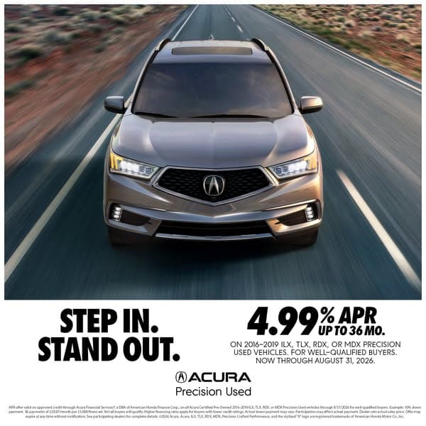 Own a Precision Used Acura