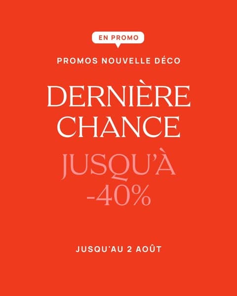 Dernière semaine : Jusqu'à -40%