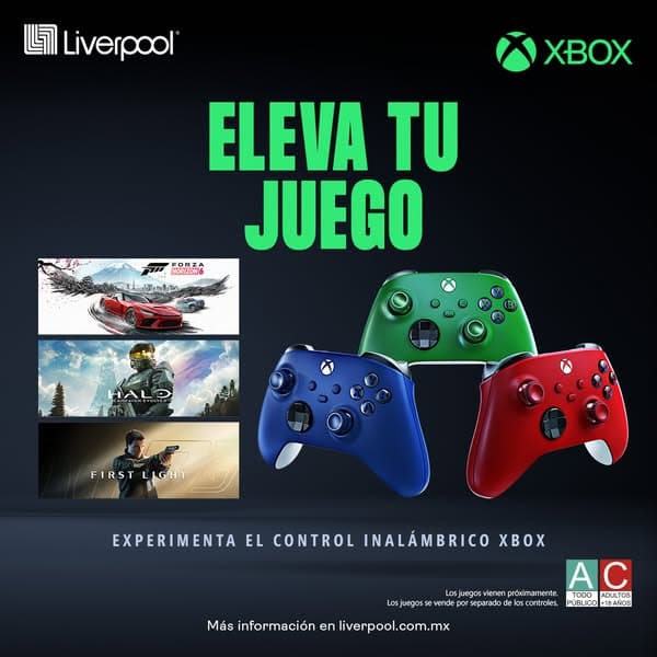 Eleva tu juego con Xbox.