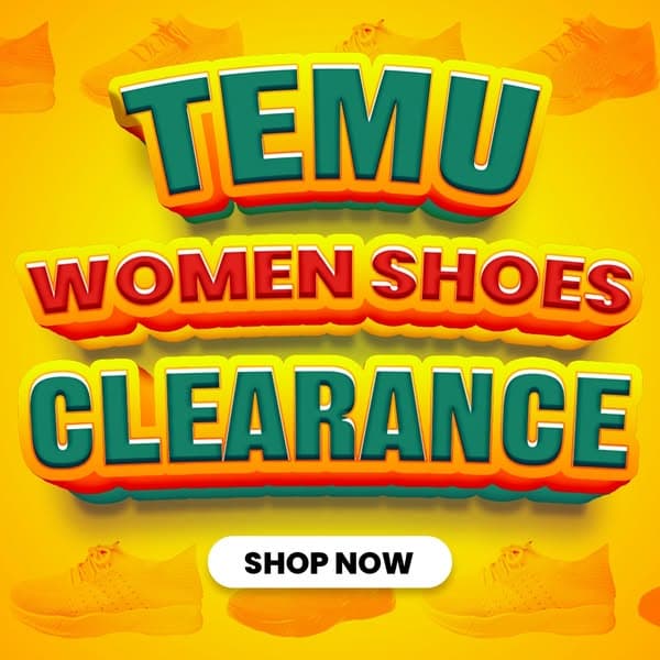 Temu clearance sale