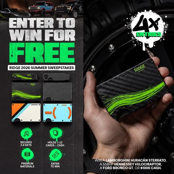 EARN 4X ENTRIES