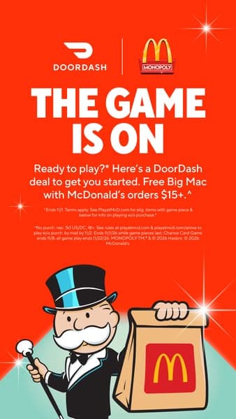 Get deals on DoorDash