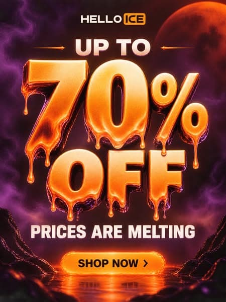 🔥 Prices Are Melting — HELLOICE Up to 70% Off!