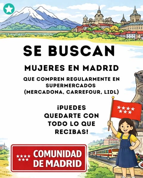 ‼️¡Atención! Participantes femeninas en Madrid. ¡Inscríbanse ahora!💰