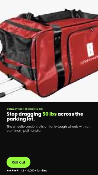 The bag works just as hard as you do.