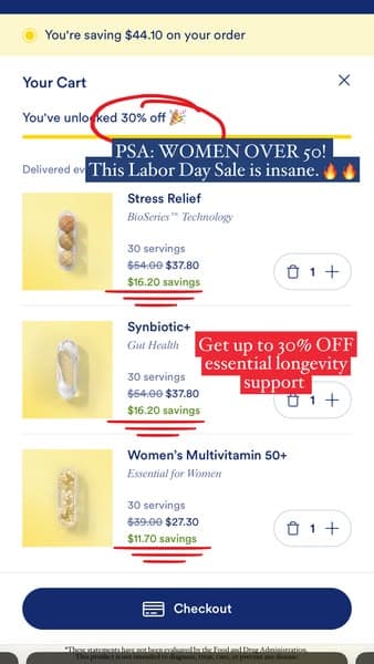 Shop up to 30% off Ritual products during our Labor Day Sale!