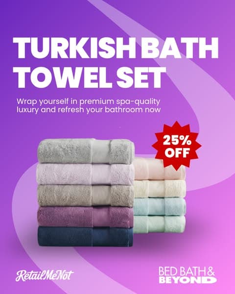 Bed Bath & Beyond Towel Sale