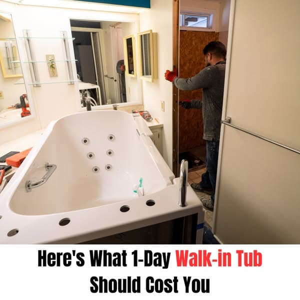Here’s What a 1-Day Walk-in Tub Should Cost You