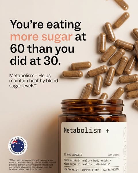 Why your metabolism needs a different approach after 40. 🧬🔥