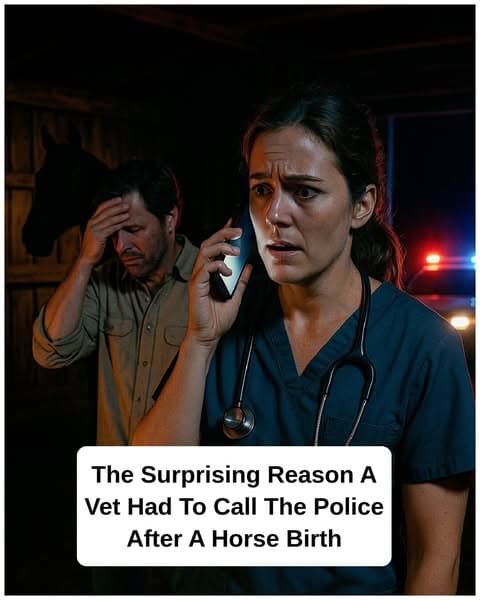 This Horse’s Birth Left The Vet With No Choice But To The Call Cops