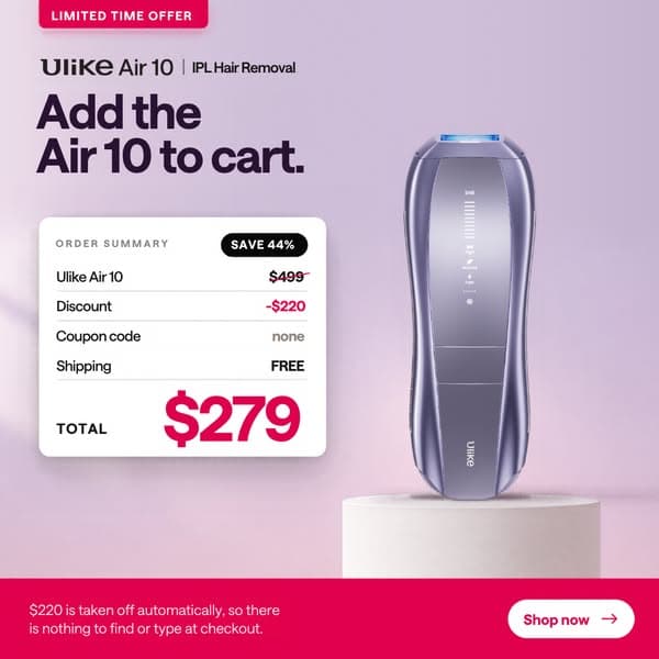 Was $499. Now $279 with the Glow Plan.