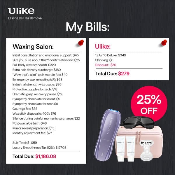 25% OFF | Stop Paying Monthly for Smooth Skin.