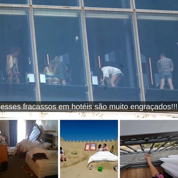 Acidentes de hotel tão ruins que só conseguimos rir