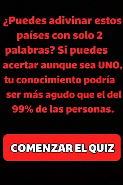 ¿Puedes adivinar estos países con sólo 2 palabras?