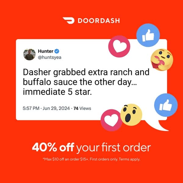 Get 40% off (up to $10)