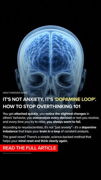 It's Not Anxiety, It's 'Dopamine Loop'. How To Stop Overthinking 101