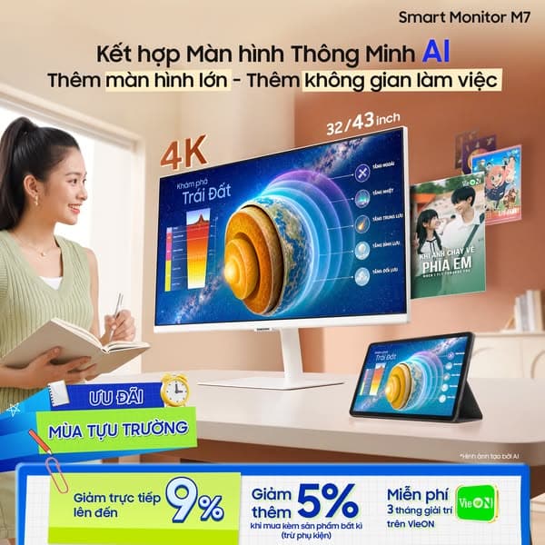 Màn hình Thông minh AI siêu rộng