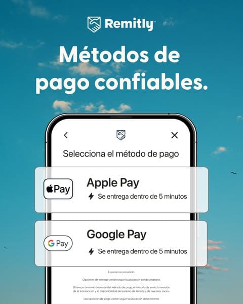 Envía dinero con tranquilidad.
