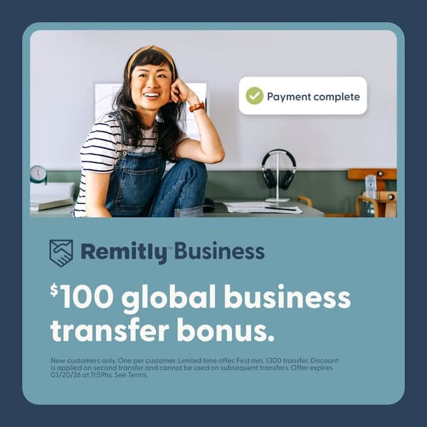 New Remitly Business users