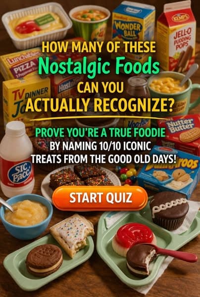 Only True Food Lovers Can Pass This Nostalgia Quiz 🍔