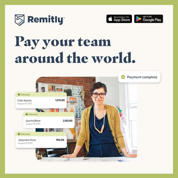 Send cross-border payments now.