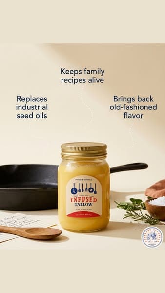 The Cooking Fat Your Recipes Were Written For.
