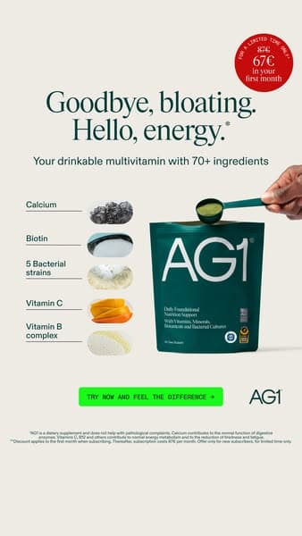 Upgrade Your Routine: Save €20 on your AG1 Welcome Kit