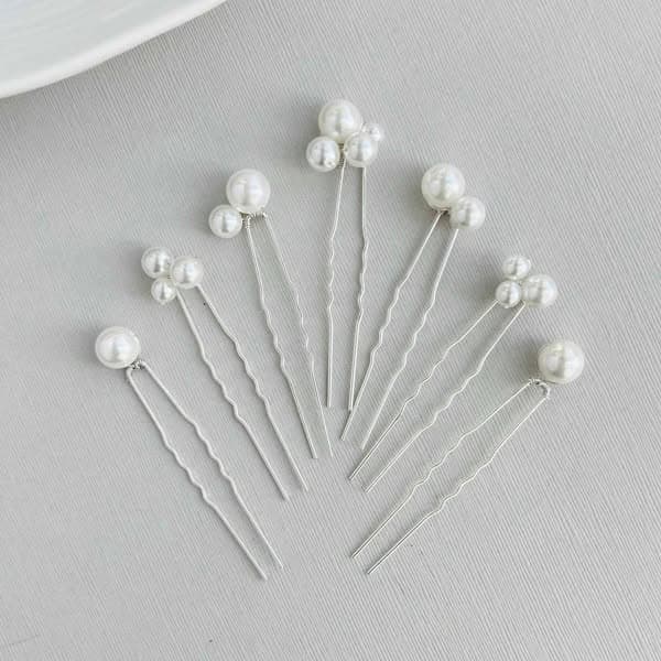 Pearl Bridal Hair Pins, Wedding Hairpiece, Bridal Hair Piece, Bridal Hair Comb, Bridesmaid Hair, Wedding Pearl Hair Comb