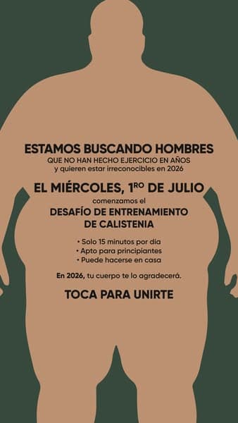 ¡Comienza la transformación ahora!
