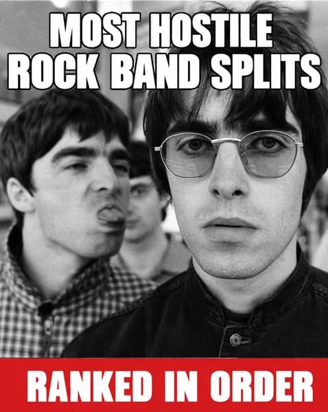 Ranking The Most Hostile Splits In Rock History