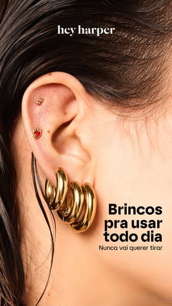 Brincos à prova d'água 💦