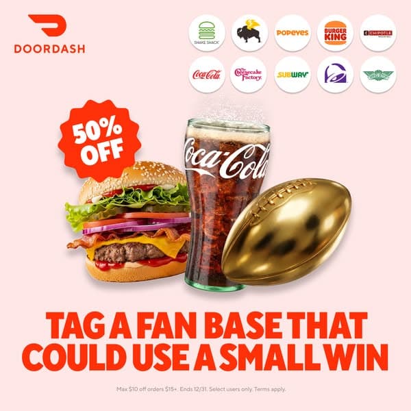 50% off game day