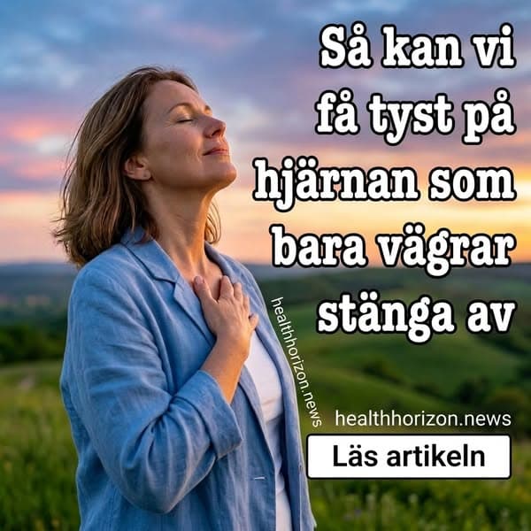 Den 15-minutersrutin som lugnar en hjärna som inte kan stänga av – utan att du ens märker det