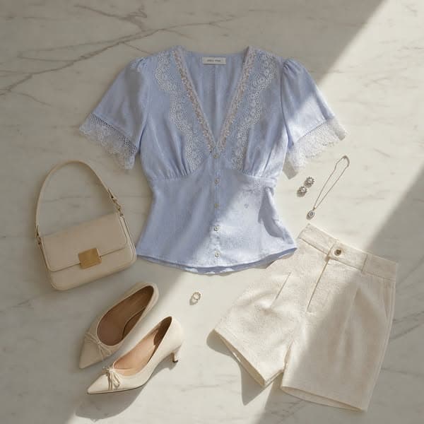 French style, elegant design, effortless chic