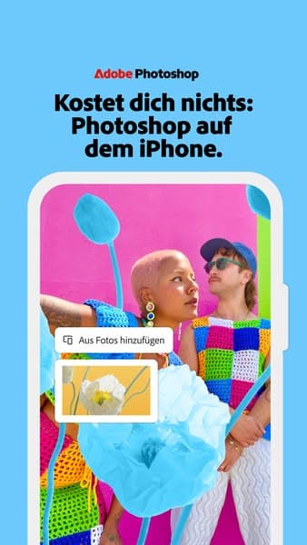 Photoshop auf dem iPhone – kostenlos.