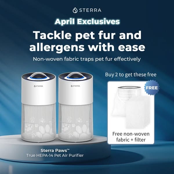 Buy 2 Paws Air Purifiers, Get Free Filters 🎁
