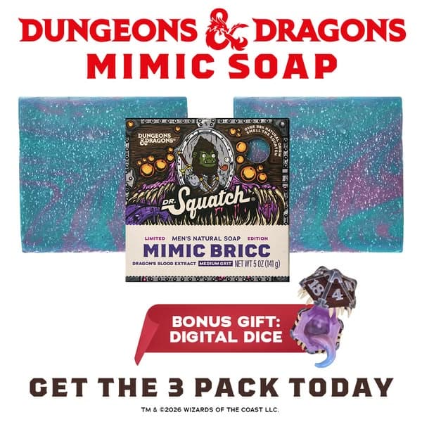 🎲 DUNGEONS & DRAGONS: LIMITED EDITION SOAP