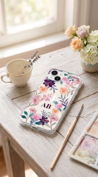 Capinha para celular Aquarela Floral - Gocase