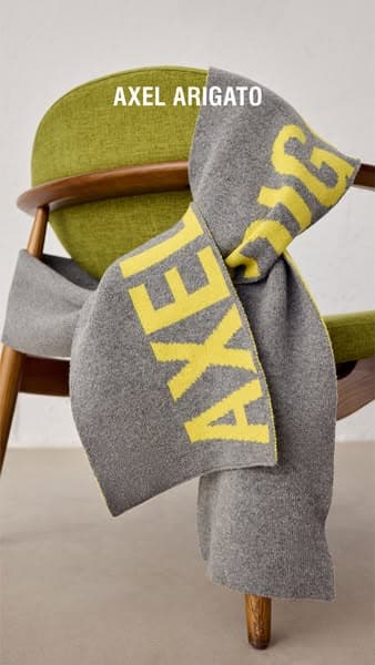 Complete your look with our scarves.