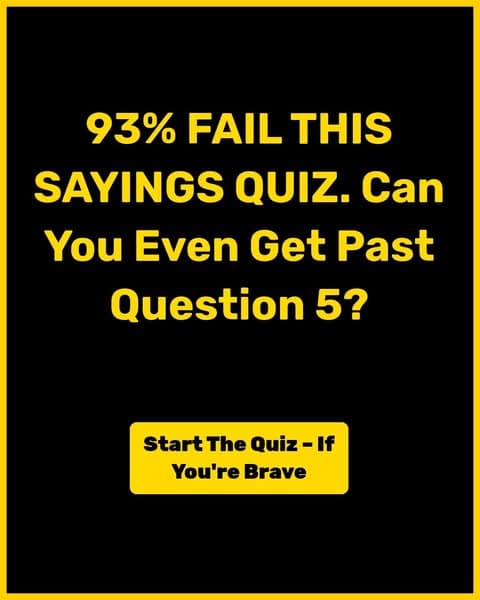 Phrase Frenzy: How Well Do You Know Common Sayings?