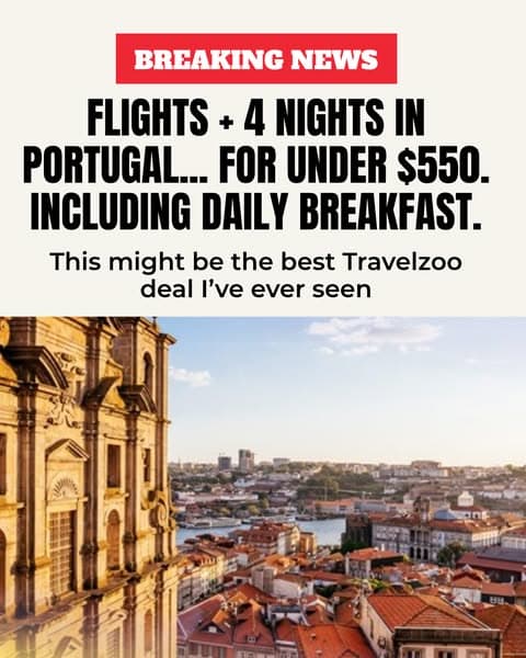 Our editors found flights + 4 nights in Porto for under $550. Yes, really.