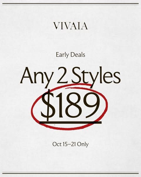 Pick Any 2 For $189