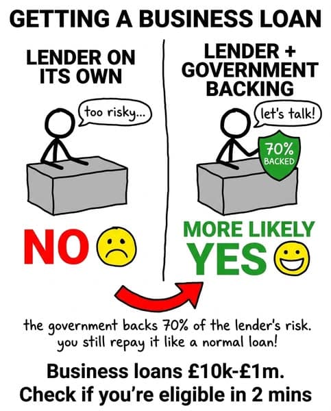 Government Backs 70% of Lender Risk
