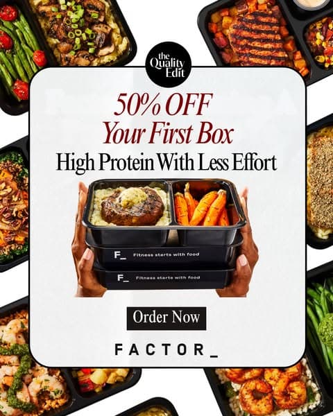 50% OFF your first box with code QE50