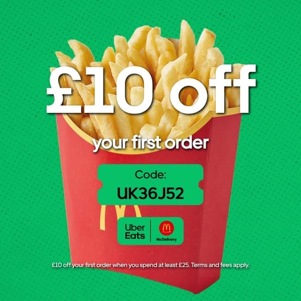 Get £10 off your first order