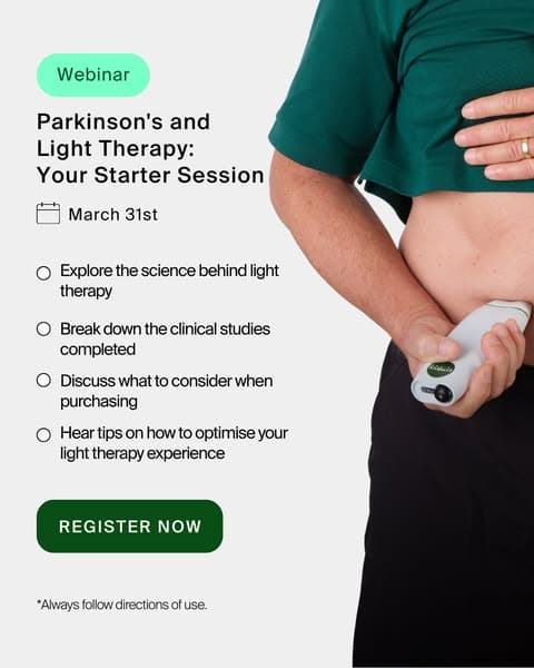 Webinar: Parkinson’s and Light Therapy